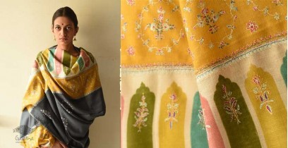Pasham | Pure Pashmina Shawl with Sozni Jamawar Embroidery