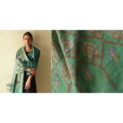 Pasham | Sozni Jamawar Embroidery - Pure Pashmina Shawl