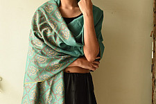 Pasham | Sozni Jamawar Embroidery - Pure Pashmina Shawl