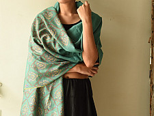 Pasham | Sozni Jamawar Embroidery - Pure Pashmina Shawl