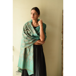 Pasham | Sozni Jamawar Embroidery - Pure Pashmina Shawl