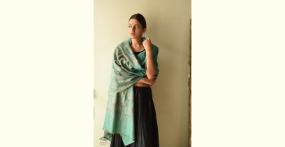 Pasham | Sozni Jamawar Embroidery - Pure Pashmina Shawl