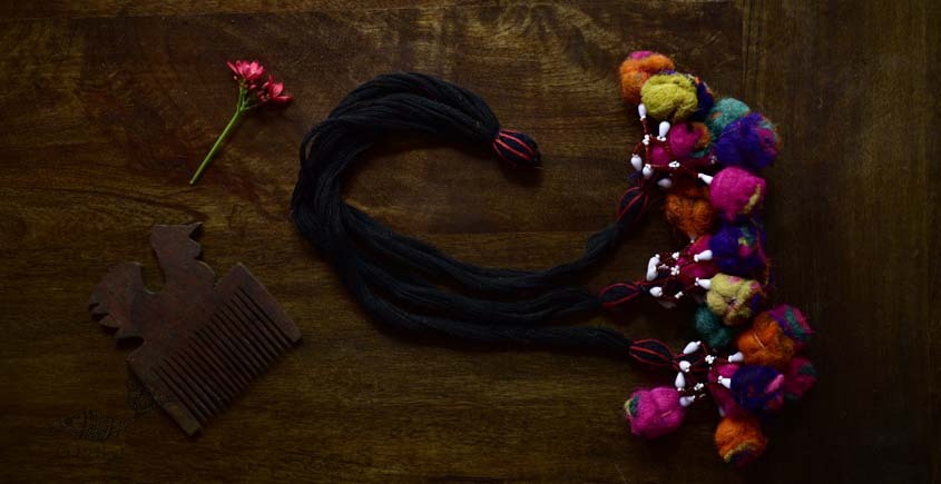 shop exclusive handmade with cotton thread  Kutchi Latkan 9