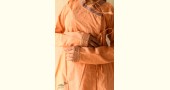 shop Handloom Cotton - Stitched Plain orange Kediyu