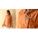 shop Handloom Cotton - Stitched Plain orange Kediyu