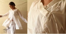 Raas | Handloom Cotton - Stitched Plain White Kediyu