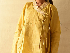 Raas | Unisex Handloom Cotton Kediyu ~ Light Yellow