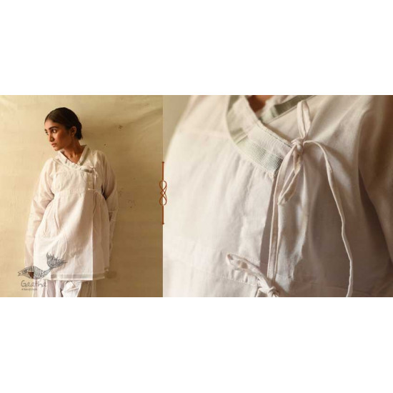 shop White Kediyu - Handloom Cotton