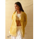 shop Unisex Handloom Cotton Kediyu - Light Yellow