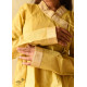 shop Unisex Handloom Cotton Kediyu - Light Yellow