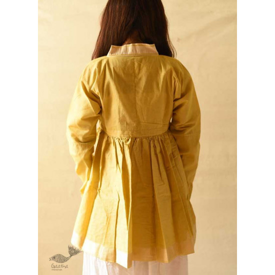 shop Unisex Handloom Cotton Kediyu - Light Yellow