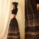 shop Jawariya Block Printed Long Skirt / Ghagra - B