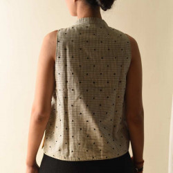 Handloom Cotton | Reversible Angarkha Jacket / Top