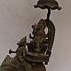 Shop Antique from Khajuraho Brass Ganesh Rath With Mushak & Gajraj