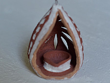 Maati Ka Kaam ‡ Terracotta Hanging Lamp / Diya (6" x 5" x 3.5") ‡ 20