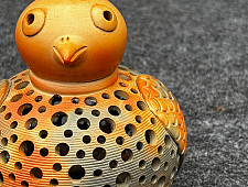 Terracotta Tales | Pottery Art ~ Round Sparrow T Light Holder 