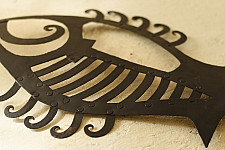 Ahou | Wrought Iron ~ Fish Hanger