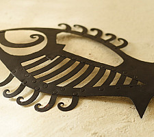 Ahou | Wrought Iron ~ Fish Hanger