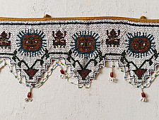 Prachin . प्राचीन || Bead Work ~ Antique Wall Hanging Toran - Sun Motif