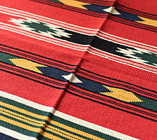 A finite infinity ❧ Handwoven Geometric Dhurries  ( 5 X 3 Feet )