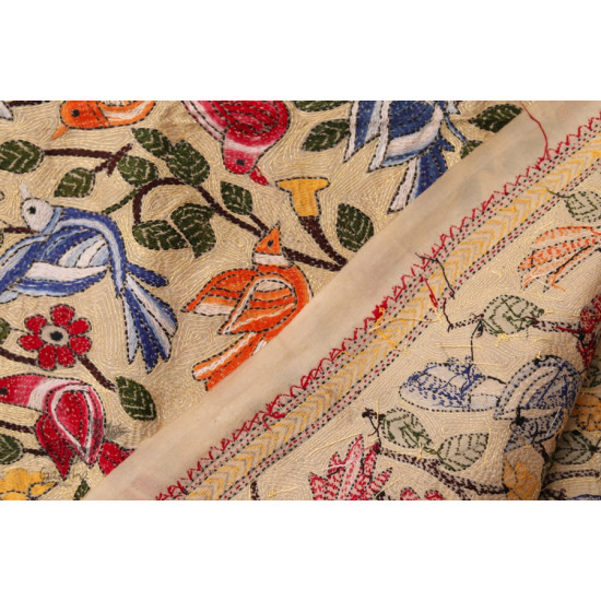 पुष्पारम ✽ Kantha Banglore Silk Dupatta ✽ E