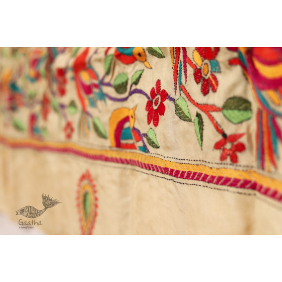 पुष्पारम ✽ Kantha Banglore Silk Dupatta ✽ G