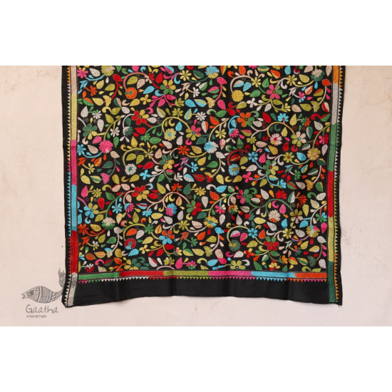 पुष्पारम ✽ Kantha Banglore Silk Dupatta ✽ H