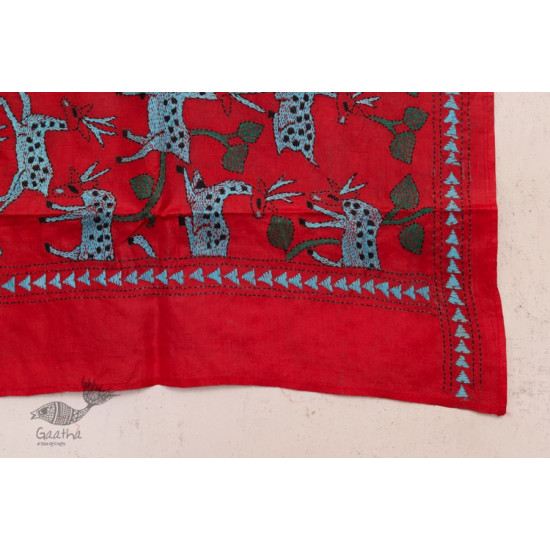 पुष्पारम ✽ Kantha Silk Stole ✽ I