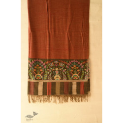 Gul - Kashmiri Handwoven Kani | Pure Pashmina unisex Shawl (Reversible)