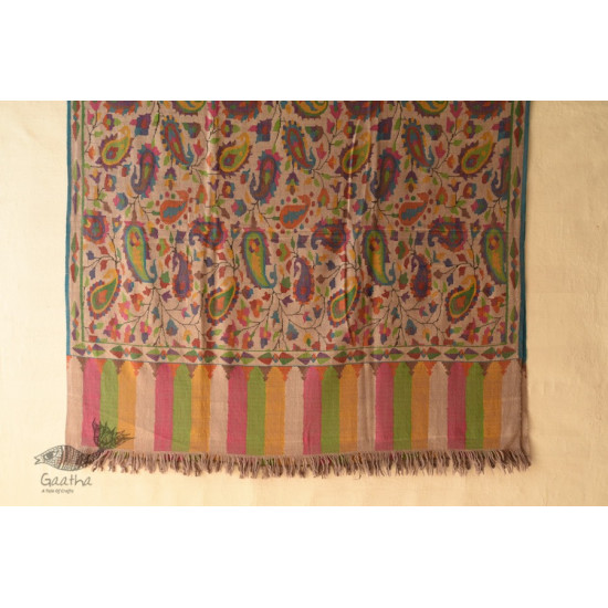 shop Kashmiri handwoven Pashmina Kani Shawl