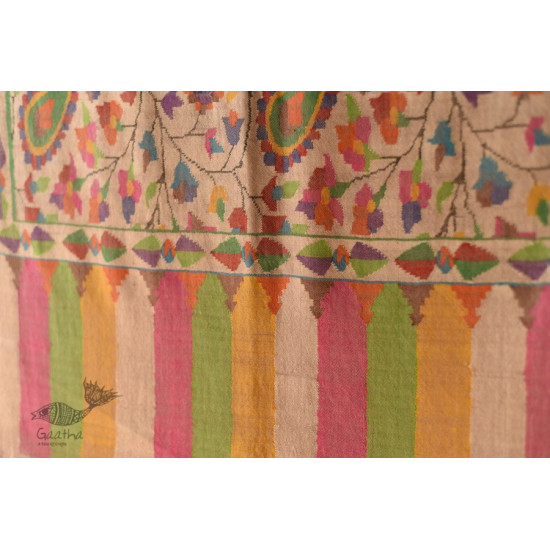 shop Kashmiri handwoven Pashmina Kani Shawl