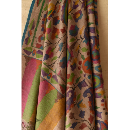 shop Kashmiri handwoven Pashmina Kani Shawl