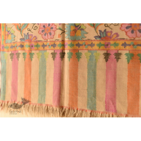 shop Kashmiri Kani Handwoven Pure Pashmina Shawl