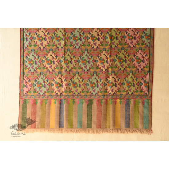 shop Kani Handwoven Pure Pashmina Full Jaal Kashmiri Shawl