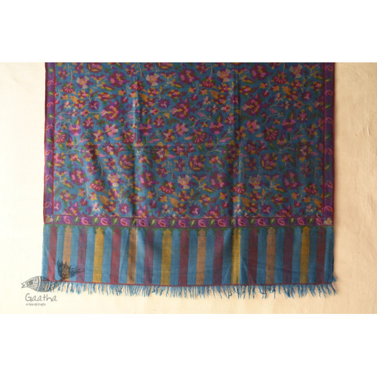 shop Kashmiri Shawl Pure Pashmina Kani Handwoven