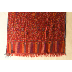 Gul - Kani Pashmina Wool Shawl (Handspun Handwoven)