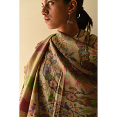 Gul - Kani Handwoven ~ Pure Pashmina Wool Kashmiri Shawl 15