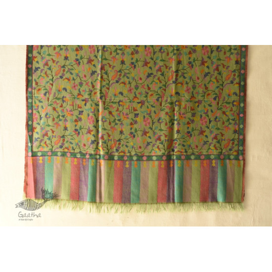 shop Kashmiri handwoven Pure Pashmina Kani Shawl