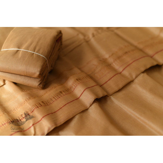 Handloom Dhoti Khes ~ Pure &  Natural Tassar + Tassar