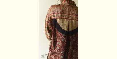 Itr . इत्र | Ajrakh Modal Silk Shirt 1
