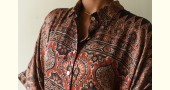 buy Ajrakh Modal Silk Half Sleeve Shirt