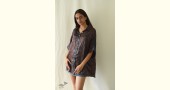 buy Ajrakh Block Printed Modal Silk Unisex Shirt