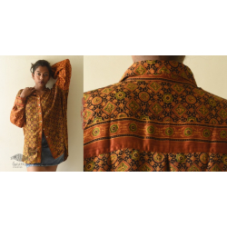 Itr . इत्र | Hand Block Prints ~ Ajrakh Modal Silk Shirt