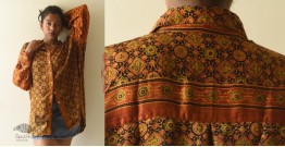 Itr . इत्र | Hand Block Prints ~ Ajrakh Modal Silk Shirt