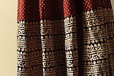 Flowers in a River | Jawariya Block Printed A-Line Long Skirt