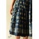 shop Natural Dyed Ajrakh Block Printed -Skirt