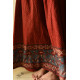 shop Ajrakh Prints Long Skirt / Ghagra With Natural Dyed