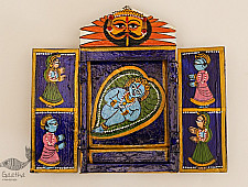 कथनिक ☀ Kaavad a Wooden Shrine { Single piece } ~ 127