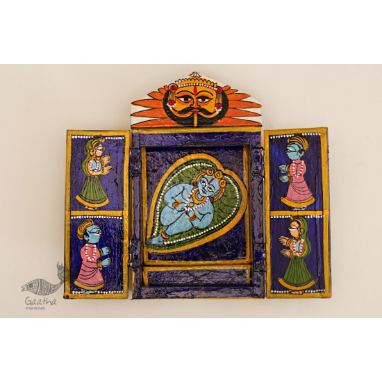 कथनिक ☀ Kaavad a Wooden Shrine { Single piece } ~ 127