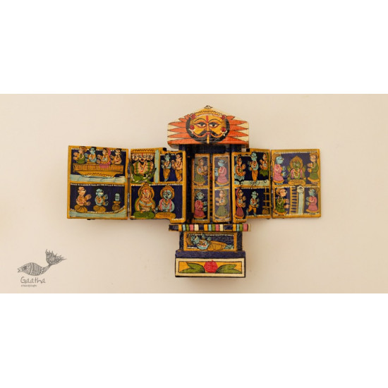 कथनिक ☀ A Wooden Shrine (Blue - 20 cm) ~ 118